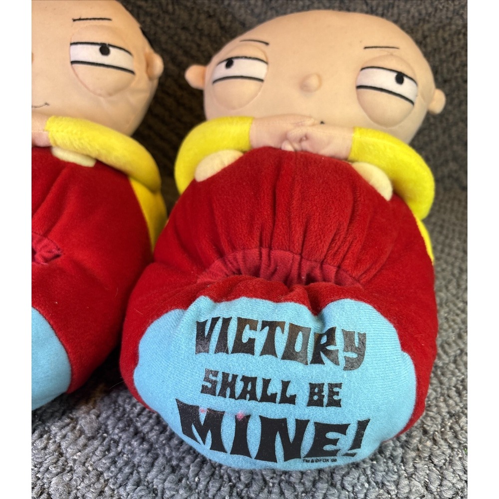 Family Guy Stewie Victory Shall Be Mine Novelty Slippers 2006, Size M(9-20) Used - Picture 5 of 12